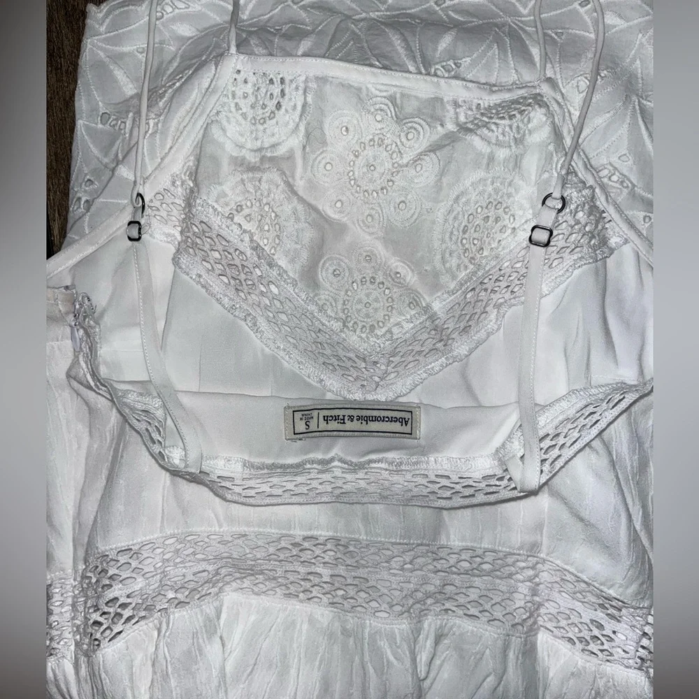 White Abercrombie Dress - Picture 3 of 6